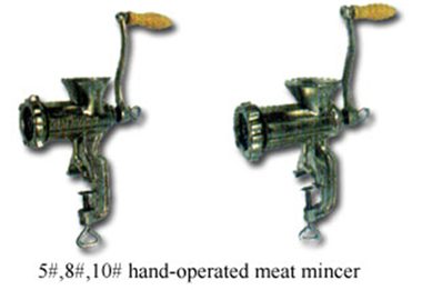 е 5#8#10# hand-operated meat mincer